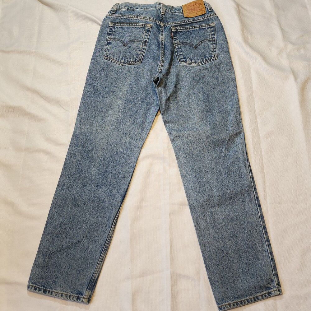 Vintage 1999 Levi’s 512 Women’s Size 10 Regular Slim Fit Straight Leg Acid Wash - Picture 3 of 5